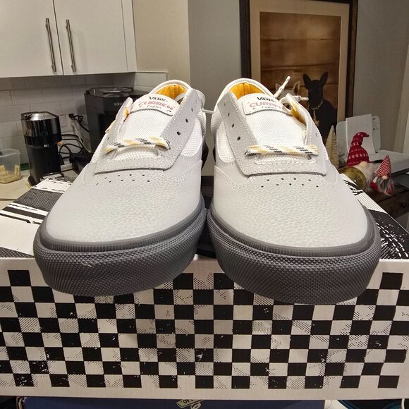 Vans Skate Curren Caples Grey Yellow VN000D85GRY Men's Size 13 US NEW - Picture 5 of 11